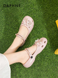 Daphne | Dép Lười Kiểu Mary Jane Thiết Kế Rỗng Đế Dày Chống Trượt