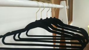 50 pieces 20 pieces etc. velvet hanger beige ivory elegant design [15 colors to choose from]【15 Colors to choose From】