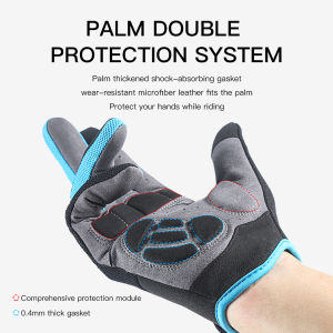 Autumn Winter Outdoor Bike Cycling Gloves Full Finger Touchscreen Anti-slip Shock Wear Hiking Running Motorcycle Gloves Men
