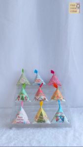 Dompet Segitiga Seri Natal Dompet Segi tiga Ketupat Merry Christmas