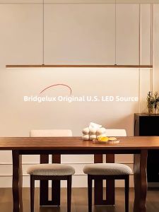 Wabi-sabi Style Rectangular Linear Pendant Light