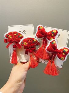 Phụ Kiện Tóc Giáng Sinh Đỏ Cho Bé Gái Trang Trí Đầu Trẻ Em Phụ Kiện Tóc Trang Phục Truyền Thống Trang Trí Cho Bé Gái Mới Biết Đi