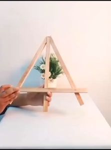 Easel Stand Lukis Canvas 40 cm - Sandaran Kanvas Kayu Display Pigura