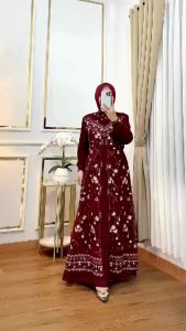 Arista Dress Ceruty Mix Brukat: Model Terbaru 2024 untuk Remaja Wanita