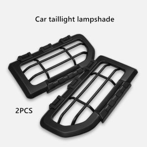 Car Black Warrior Exterior Parts Car Taillight Protection Lampshade Decorative Light Frame Suitable for Suzuki Jimny JB64/JB74