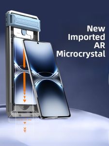 Ultrasonic Wave Unlocking Full Screen Coverage Tempered Glass Film for Vivo X300/200Ultra Dust-Free Warehouse Bendable Film