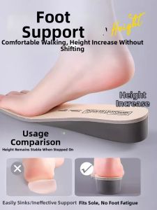 MICUI | 增高 硬底 不塌陷 Full Insoles 隐形