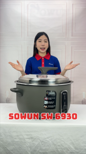 Nồi cơm điện công nghiệp Sowun SW6930 10LIT lòng nồi hợp kim nhôm phủ lớp chống dính cao cấp