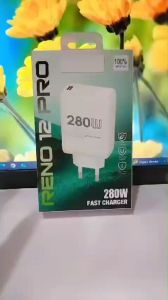 Batok Adapter Super VOOC 280W Fast Charger For OPP RENO 12 PRO Batok Casan Hp Fast Charging