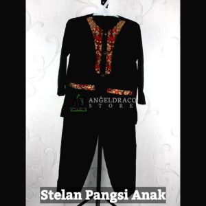 Setelan Baju Pangsi Anak Laki Laki Usia 0-13 Tahun