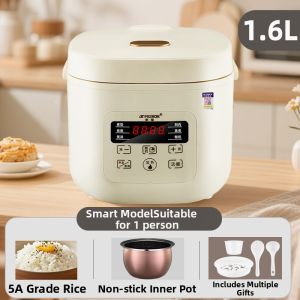 PESKOE|Compact Multi-functional Scheduled Cooking Rice Cooker 2-3L