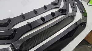 Honda City Hatchback Facelift (2024-2026) FLRS-Thai Front Bumper Lip V1 V3 Front Skirt Skirting Diffuser Splitter Lips City HB FL PU ABS Material 2023 2024 2025 2026