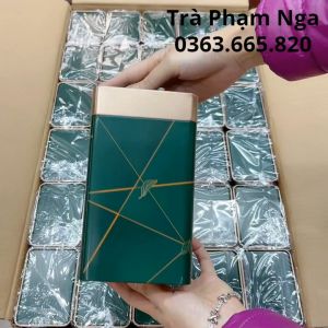 Hộp Đựng Trà Hũ Đựng Trà Lọ Đựng Trà Cafe Và Thảo Mộc Khô Chất Liệu THÉP CHỐNG RỈ (Hộp Nắp Vàng) - Trà Thái Nguyên Phạm Nga