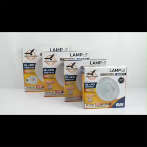 หลอดไฟUFO 65W 85W 125W 165W หลอดไฟ LED ลายเพชร โคมไฟซาลาเปา หลอดไฟจานบิน ไฟเพดาน ยี่ห้อ HLX