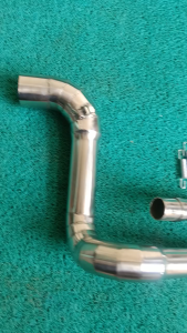 Gixxer 250 Stainless Steel Elbow with Resonator