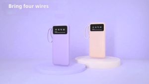 COOLLEN 12000mAh kapasitas besar input Type-C dual output USB 18W QC 3.0 ponsel memuat cepat