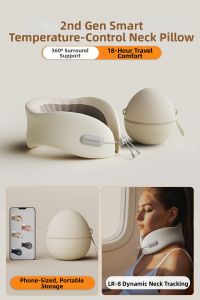 Travel Neck Pillow For Car Airplane And Train Use