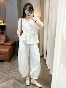 Stylish Summer Loose Cover-belly 3/4 Sleeve Shirt