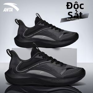 ANTA | Giày Đua Bộ Màng Thoáng Khí Đen Cho Mùa Thu