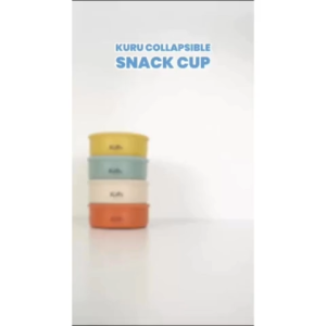 Kuru Baby Silicone Snack Cup | Tempat Makan Silikon Anak Bayi SC10