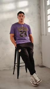 Official NBA Los Angeles Lakers Lebron James #23 T-Shirt for Men Drops Collection [C]
