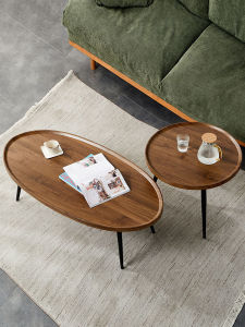 โต๊ะกาแฟรูปวงกลมขนาดเล็ก สไตล์โมเดิร์นเรียบง่าย สำหรับห้องนั่งเล่นบ้าน โต๊ะกาแฟขนาดเล็ก สำหรับโซฟาขนาดเล็ก