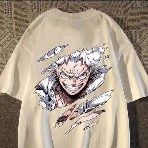 PAZHAOLANG | Plus Size Cartoon One Piece Printed T-Shirt Summer Fashion Loose Fit