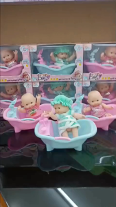 Mainan bak mandi bayi baby bath tub toys mainan memandikan boneka bayi baby bathing