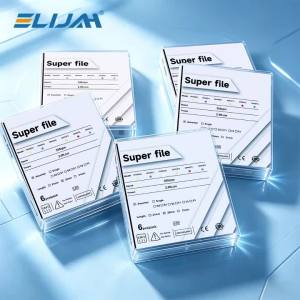 ELIJAH 6pcs/Box Dental Heat Activated Canal Root File Pro-Taper Gold Flexible Endo Rotary Files Dentistry Endodontic Tools