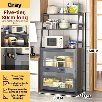 Multi-layer High-capacity Sideboard Kitchen Storage Cabinet