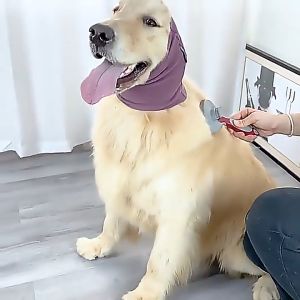 Lovinland làm dịu thú cưng bịt tai chải lông cho chó Mũ chống ồn Nút bịt tai có độ đàn hồi cao Mềm mại ấm áp Giải nén Mũ che tai cho thú cưng Mũ có thể giặt được Chống sợ hãi