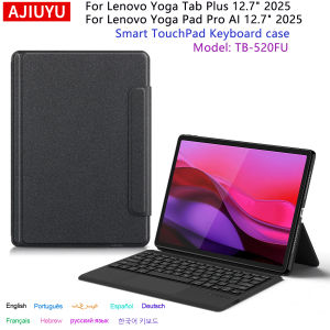 Touchpad Keyboard For Lenovo Yoga Tab Plus 12.7 2025 TB520FU Case for Lenovo Yoga Pad Pro 12.7 Tablet Backlit Keyboard Cover