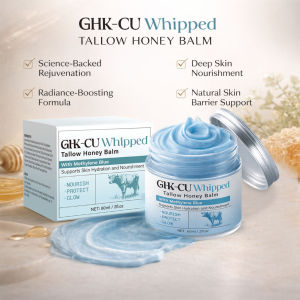 SAUVASINE | Copper Peptides GHK-Cu Beef Tallow for Skin Blue Balm with Copper Peptides Manuka Honey & Vitamin E Natural Face Moisturizer