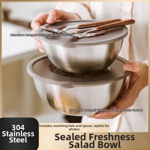 Multifunctional Stainless Steel Mixing Bowl