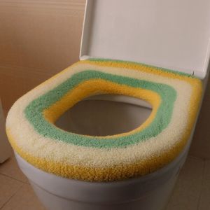 Neutral Toilet Seat Cover Thickened Toilet Seat Cover Square U-Shaped O-Shaped Heattech Toilet Seat Cover Stuffed Toilet Mat Seat Washer