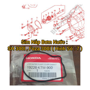 Sim Nắp bơm nước : Sh 300i