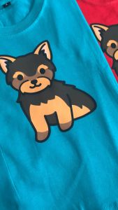 Atasan Kaos T-Shirt Lucu Kids Anak Cowok Cewek Cotton Katun Lengan Pendek Distro Doggy