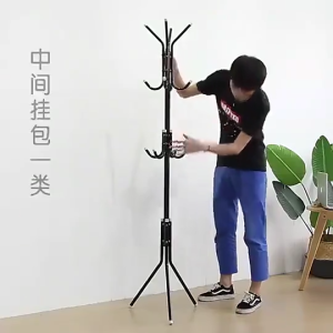 【Daily Suki Store】9-Hook Multi-Purpose Wall Mounted Hanger Organizer - Space Saving Metal Coat Rack for Bedroom Bags Scarves Umbrellas Hats Clothes (Tree Style)