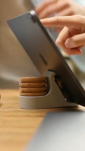 Charm Diffuser Phone Stand Bone | 2-in-1 Shelf Wooden Essential Oil Diffuser Shelf That Also Serves As A Phone Holder Helps Humidify And Reduce Stress