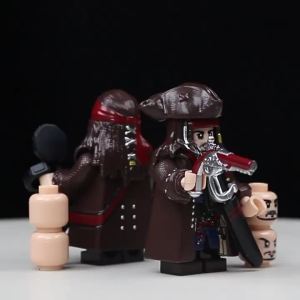 Classic Collectible Jack Sparrow Pirate Figure Building Blocks Toy