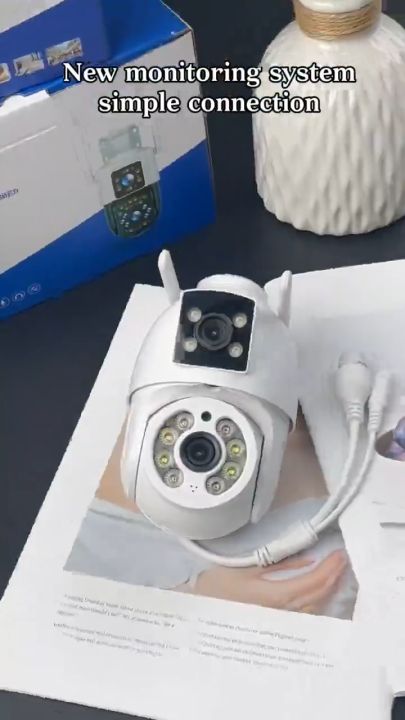 V380 Pro Outdoor Dual Lens CCTV Camera Wireless waterproof 360