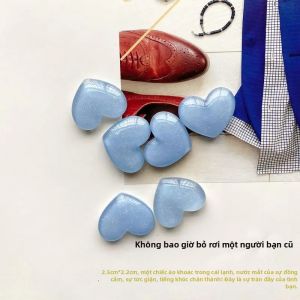 10 Chiếc 3D Trái Tim Nhựa Từ Tính Nam Châm Gắn Tủ Lạnh Nhiều Màu Sắc Miếng Dán Cho Ảnh Treo Tường Bảng Trắng Tin Nhắn Ghi Nhớ Phụ Kiện Trang Trí