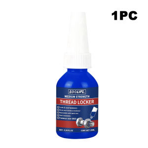 LOOLIFL | LOOLIFL 243 50ml Medium Strength Thread Locker Removable Anaerobic Glue Anti-loose Rustproof Sealant for Screw Bolts Fasteners