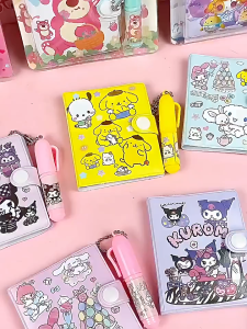 Mini Note Book Set 2in1 With Pen + Clip Pocket Size Buku Diary Buku Catatan