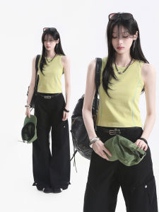 Áo Thun Không Tay Form Slim Fit Phong Cách Mỹ Hassy Line