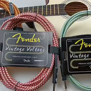 Colorful Guitar Cable Reduced Noise Audio Wire Braided Wire Output LInes For Electric Bass Guitar