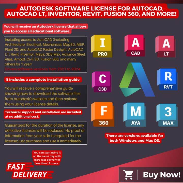 Same day delivery genuine Autodesk Advance Steel 2022 software license