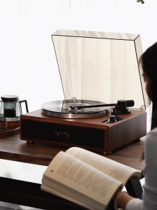 Middix Moving Magnet Record Player Bluetooth Speaker RCA Output Retro Phonograph