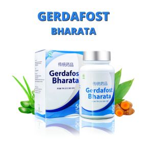 Obat asam lambung ampuh - Maag Kronis Radang Usus - Gerdafost Bharata - Kemasaan 500mg Isi 50 Kapsul Bersertifikat BPOM