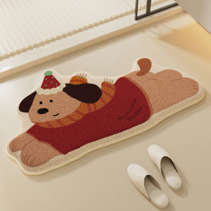 Shaped Thick Water Absorbent Anti Slip Bathroom Floor Mat